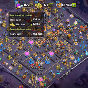 💥LEGEND RANK💥 XP 237 | TH18 FULLY MAX | MAX HELPER HUT | 38 SKINS | NICE EQUIPMENT | ARENA SCENERY  - Image 1