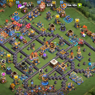🔥[ 11X EPIC MAX - 5X HEROS MAX ]🔥WALLS MAX - PETS MAX | GG-SB-AF-FA-MT-FB-MA-RS-EB-SN-FF [MAX] | NEAR MAX DEF - TROOPS - Image 1