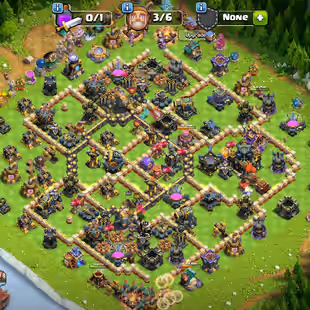 🔥TH17 NEAR MAX XP262🔥 | 5 HERO MAX | 751 MEDALS | BUILDER MAX | BOOTS MAX BALL26 ROCKET22 A.F23 | INSTANT DELIVERY - Image 1