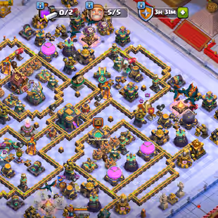 FULLY LEGENDARY SNAKE SET || FULLY MAX TH14 || 5 EPIC MAX || 12 EPIC GOOD LEVEL || XP 167 || NC 100 - Image 1