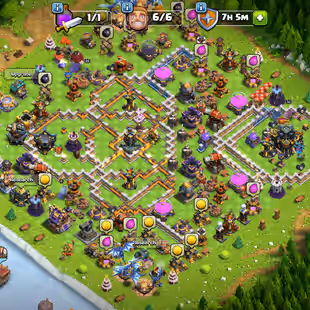 💫[ 2000 CWL MEDALS - PREMIUM TH-17 ]💫S.BALL [MAX] | E.BOOT [23] | GG-FB [17] | NICE DEF - TROOPS | FAST DELIVERY  - Image 1