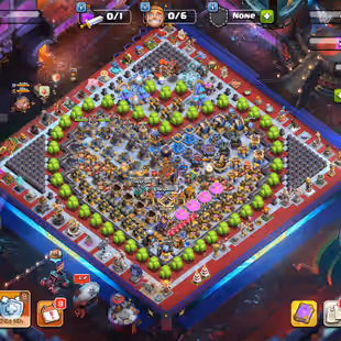 🔥HOLY DECORATIONS💎15x EPIC EQUIPMENT MAX [] TOWNHALL 18 [] WWE SCENERY [] LEGENDARY SKINS [] 2x MAX APPRENTICE [] RARE - Image 1