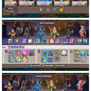 Premium NearMax TH17 | 5MaxHeroes- MaxBuilderBase &Troops | 12x EpicEquipment | 6xMax Epic |600CWL| XP235- Fast Delivery - Image 1