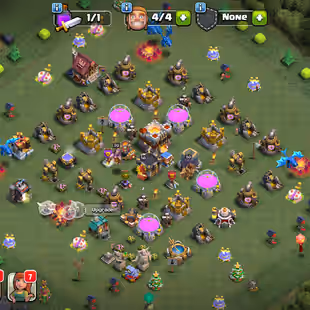WROLD MOST RARE TH 11 ENGINEER-XP 120-ONLY ONE CANON-NO WALLS DEFENSE ANYTHING-NC YES-12850 GEMS-2 LEAGUE SKINS-BEST - Image 1