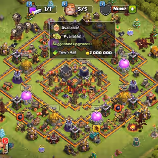 FULLY MAX | [M.MIRROR-G.GAUNTLET-F.ARROW] | HERO-40-40-20 | 468 CWL MEDALS | RENAME AVAILABLE | LOW PRICE - Image 1