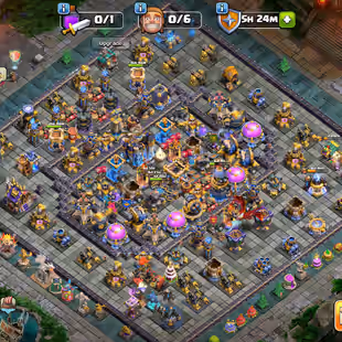 HIGH XP 271 💥 TH18 FULL MAX ALL HEROES 💥 110-110-95-85-55-25 | NICE EQUIPMENT | 8 MAX EPIC | MAX BB BASE - Image 1