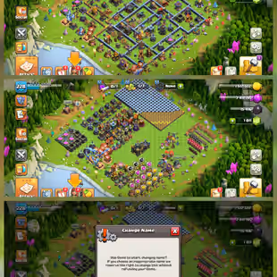 🔥TH 17 Almost Max 🔥Heroes 82-100-71-75-47-1 | 10x Epic Eqpmnt [3x Max] ID Level 228 | 3x Legendary Skin | Rename Yes - Image 1