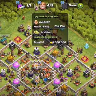 K- PREMIUM TH 11 MAX || 299 LEAGUE MADELS DEFENCE MAX || TROPS MAX || 4X EPICS EQUIPMENT || LOW PRICE FAST DELIVERY - Image 1