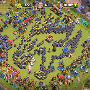 [F1]🔥 RAREST GERMANY LOCAL 🔥 40/42 EQUIPMENT MAXED | MASH A RAMA SET | PREMIUM TH-18 ALMOST MAX | 400 CWL MEDAL - Image 1