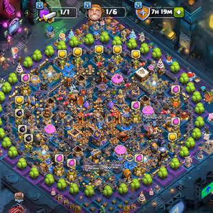 RARE🔥LOTS OF MOVEABLE TREES-9X EPIC MAX ALMOST🔥XP  241!TH-18 NEAR MAX!HERO:110-110-95-85-55-25!WALLS MAX!GOOD TROOPS  - Image 1