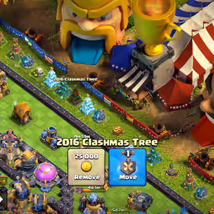[LEAGUE SKINS] XP 234 | TH18 MAX HERO | XMASS 2016 | NICE EQUIPMENT | 1K MEDAL LEAGUE | WAR ARENA SCENERY | NC 500 - Image 1