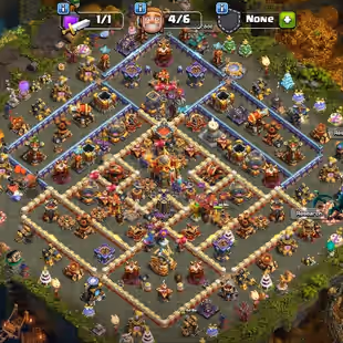 🔥TH16 NEAR MAX XP230🔥| HERO 91.93.68.66.40.10 | GOBLIN SCENERY | MIRROR23 BALL24 ROCKET26 | 16 SKIN | INSTANT DELIVERY - Image 1