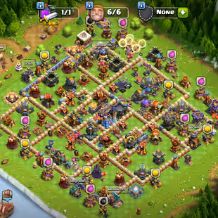 🔥[ GREAT HEROS ]🔥 PREMIUM TH-17 || SB [MAX] | FB [26] | GG-FA-RS-EN [23] | NICE DEF - TROOPS | CHILD account  - Image 1