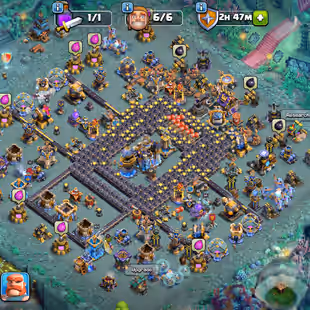 25X SKINS/6400-GEM | TH18 NEAR MAX | 70-/-OFF SHOP | BEST EQUIPMENT | CLOSE MAX BESE-PROFILE | HERO-89-105-74-77-12 |  - Image 1