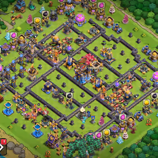 TH18 MAX BASE [ 32 EQUIPMENT MAX ] XP-230 OLD RANK LEGEND ! 80-OF DISCOUNT SHOP GP ! DRAGON DUKE MAX ! GUARD TROOPS MAX - Image 1