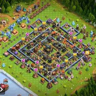 🔥DEFANCE MAX TH 17!6x EPIC EQUIPMENT🔥XP 171!HEROS:71-56-50-34-28!NC YES! GREAT TROOPS! INSTANT DELIVERY  - Image 1