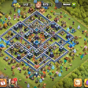 RARE TH13//2013-17 SPAM XMAS TREES//15K GEMS//SPAM OBSTACLES//BUILDER BASE GOOD//OG 13 XMAS//NC 500//HK LOCAL - Image 1