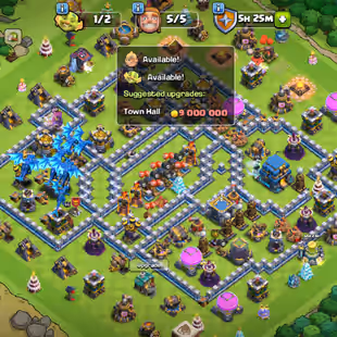   9x legendary hero skin || Th12 full Max  account |  rename 500 | 9x epic equipment | 2170 gems | 2x scenary available  - Image 1