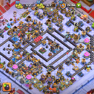 🌺SNAKE SET FULL🌺XP-268! TH 18 ALMOST MAX | 6HERO MAX 110/110/95/85/55/25 | 40/32 EQ MAX 12 EPIC MAX | BUILDER BASE MAX - Image 1