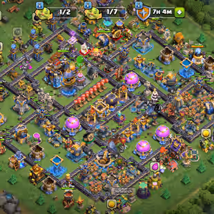🔥[ 6200 WAR STARS ]🔥 LEGEND LEAGUE || ALL HEROS - WALLS MAX | FA-MT-FB-RS-EB-RB [MAX] | GG-HT [26] | DC [23] | - Image 1