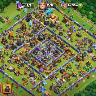 PREMIUM TH 18-XP 188-[ 4 HERO MAX- 4 EPIC EQUIPMENT MAX OTHER GOOD LEVEL-GOOD DEFENSE AND WALLS-NC YES-BEST DEAL - Image 1