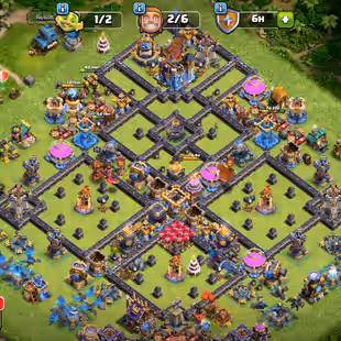 TH 18 NEAR MAX-XP 288-[ 60 PERCENT DISCOUNT SHOP- 14 EPIC EQUIPMENT MAX ALMOST-NC 500-WALS DEFENSE MAX-B BASE MAX-BST - Image 1