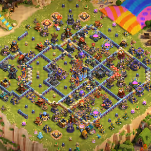 🔥Scenery Account🔥 Th18 || High Quality Epic Equipment || Heroes 90-105-56-80-38-13 || 6 Builders || Nc 1.5k Gems - Image 1