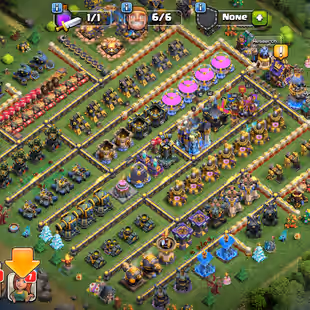 🔥PREMIUM TH 18🔥XP 225-[ 11 EPIC EQUIPMENT ALMOST MAX-HERO 88-94-63-67-42-HIGH DEFENSE-NC YES-BEST DEAL - Image 1