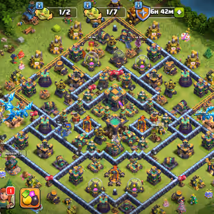 TH14:-HER:-83-82-54-56-30:-719CWL-2005 RAID MADEL:-5 HERO SKIN:-FULLY MAGICITMS:- DEFENCE CLOSE MAX:-CHEAP-BEST DEAL - Image 1
