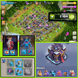  TH15 ||| heroes: 70-85-64-60-25-1  ||| 2104GEMS - Image 1