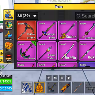 Lvl 2590 Blox Fruits Acc | 7 PERMS (Mammoth, Dough, Blizzard, Buddha, Magma) | Shark Anchor | Draco V3 | 23.7M Beli - Image 1