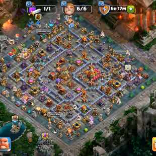🔥Scenery Account🔥 || Th16 Almost || High Quality Epic Equipment || Heroes 90-93-55-70-42-10 || Nc Available 6 Builders - Image 1