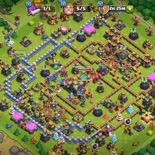 TH 14 | XP 176 | RENAME 500 GMS | HEROES 71 74 53 60 30 9 | HEROES JOURNEY 288 | GEMS 2584 | 6 SKINS | MAGIC ITEMS - Image 1