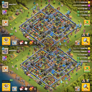 🔥PREMIUM TH-18🔥XP-213! 12X HIGH LVL EPIC EQUIPMENTS! HEROES:-63-65-58-61-36-12! ALMOST MAX DEFENSE! FAST DELIVERY - Image 1