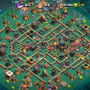 🔥TH17 NEAR MAX XP213🔥 | HERO 90.92.66.64.45.17 | 17 HERO SKIN | ROCKET-BOOTS MAX BALL26 | INSTANT DELIVERY - Image 1