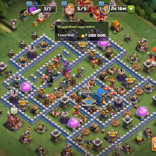 🔥4Epic max🔥XP101 TH12 Fully max Account| Name change available| Total 7Epic equipment| 7Hero skins - Image 1