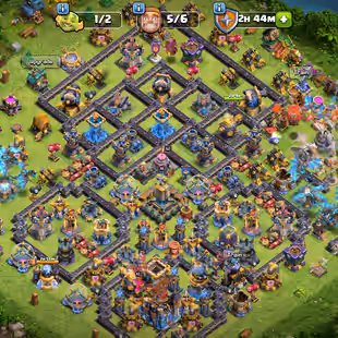 Th18 Supercharger Max [High-294 Xp] | [18x-Epic Almost Max] | [5-Hero Max] | [Fire Profile] | NC-Yes | BEST-DEAL   - Image 1
