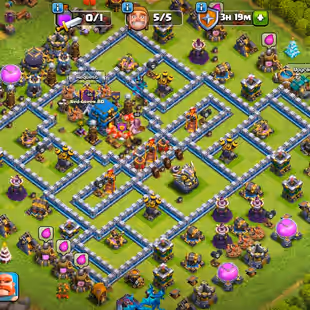 TH 12 Fully Max | Heroes 65-65-40-40 | 5x Builders | Epic Equipment | 500Gems Name Change Available | Supercell Access  - Image 1