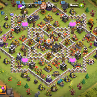 USA LOCAL || TH11 FULLY MAX || FULL MAX BUILDER BASE || VERY GOOD MAGIC ITEMS || CWL 51 || INSTANT DELIVERY  - Image 1
