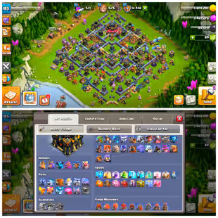 [FLASH SALE] 😁 SUPERB COC ACC | TH17 SEMI MAX | 76-90-58-47-38-17 HEROES| 11 EPIC EQUIPMENT| INSTANT DELIVERY 🚚 - Image 1