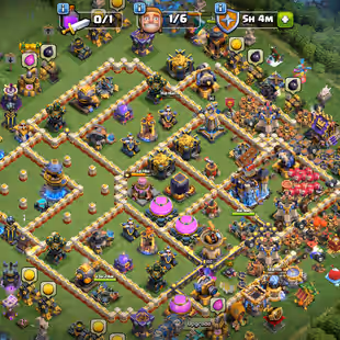 🌲[ LEGEND LEAGUE - 5 EPIC MAX ]🌲PREMIUM TH-18 | SB-AF-DC-RS-EB [MAX] | RD [23] | FB [20] | HEROS: 95-102-75-75-50-23 - Image 1