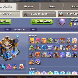 NEARLY MAX TH 18 WITH ANIME SKIN SET MAX DD EQUIPS - Image 1