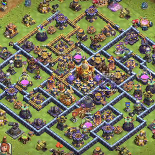 maxed th 14 core defences th 15 rushed 16 heroes 53 / 53 / 50 /35 / 25 / 2 / free namechange - Image 1