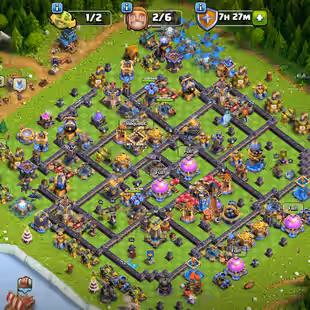 TH 18 NEAR MAX🔥LEGEND LEAGUE-60 PERCENT DISCOUNT SHOP-XP 238-[ 10 EPIC EQUIPMENT MAX-NC 500-HIGH TROPS-WALS DEFENSE MAX - Image 1