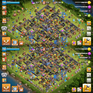 🔥TH-18 ALMOST MAX🔥XP-246! 4X MAX EPIC EQUIPMENTS! HEROES:-110-110-95-85-55-25! MAX WALLS! GREAT DEFENSE! BEST DEAL - Image 1