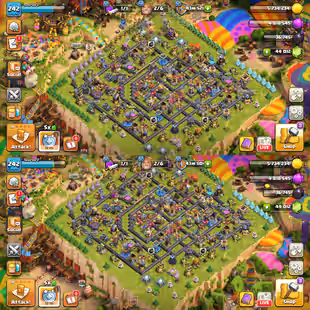 🔥44K GEMS-2290 MEDALS🔥TH-18 ALMOST! XP-242! 16X EPIC EQUIPMENTS! HEROES:-96-105-73-80-55-10! MAX WALLS! FAST DELIVERY - Image 1