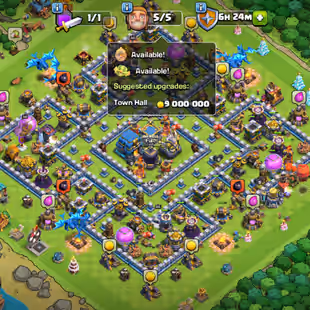 12,000 gems || Th12 full Max  account | Clash A-Rama scenery available | Rename free | 7x epic equipment || 4x hero skin - Image 1