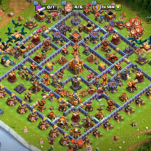 Strong Th16 || Xp 239 || Heroes 91-95-67-70-41-3 || 2530 War Stars || Good Equipments || Builder Base Max || Instant - Image 1