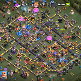 SA💥SUPER CHEAP TH18 BEST DEAL💥HEROS-100-105-42-81-55-16 | CLOSE MAX 12 EPIC EQUIPMENT | ALMOST MAX DEFENCE TROOPS - Image 1