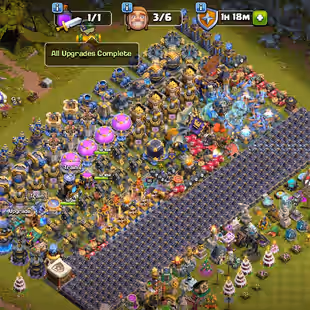 TH18 FULL MAX 🌟 LEVEL 274 🌟 ALL EPIC EQUIPMENTS UNLOCK | 60 SKINS | 16 MAPS | BUILDER HALL 10 MAX | ONLY CRAFTED LEFT - Image 1